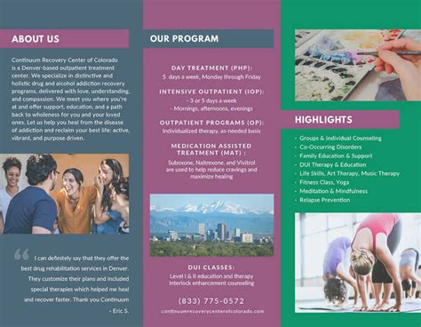 Digital Brochure Denver Addiction Recovery Center Continuum Colorado