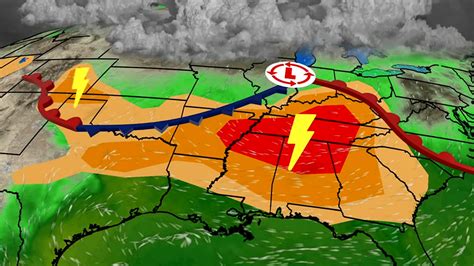 Severe Storms Continue In The Southeast Into Early Week Videos From