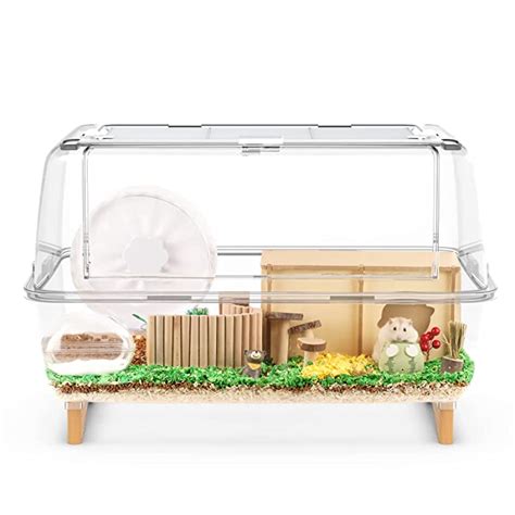 Buy Bucatstate Hamster Cages Fully Transparent Small Animal Cage House