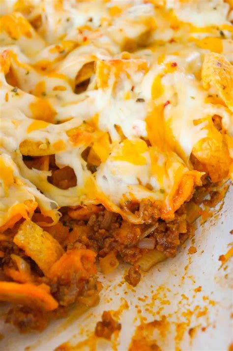 Sloppy Joe Frito Pie Is A Delicious Casserole Recipe With Ground Beef