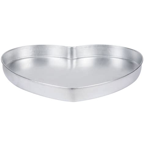 You could substitute a 8 x 8 inch (20 x 20 cm) square pan (which is 64 square inches), for a 9 inch. American Metalcraft HPP16 Aluminum Heart Shaped Pan (16" x ...