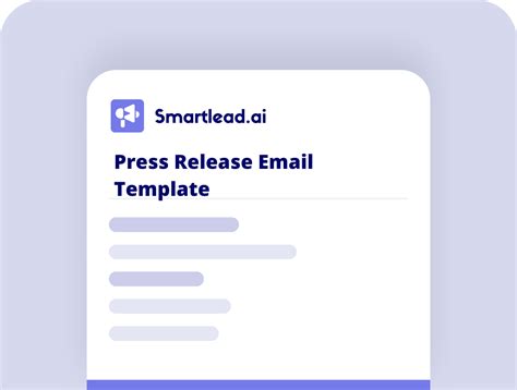 Press Release Email Template For Maximum Media Coverage
