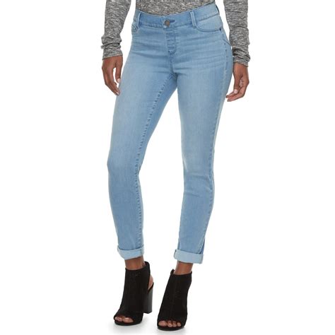 Womens Juicy Couture Flaunt It Cuffed Skinny Midrise Ankle Jeans