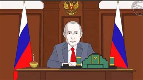 Vladimir Poutine Un Anniversaire En Chansons Flashmobs Et Dessins Animés