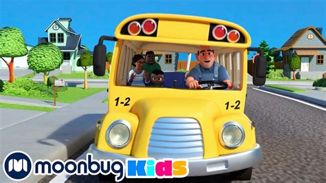 Wheels On The Bus V4 Sing Along Cocomelon Moonbug Literacy Youtube