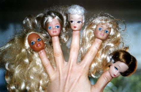 Barbie Dolls Fingers Five Hair Heads Image On Favim Com