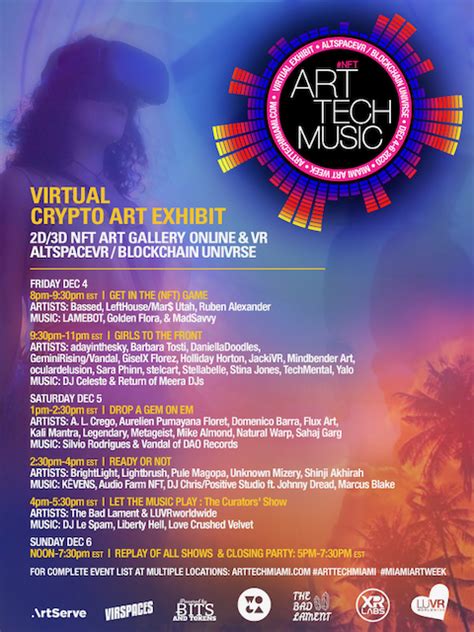 Unique digital items have existed since the advent of the internet: Art Tech Music Brings NFT Art to Miami Art Week 2020 ...