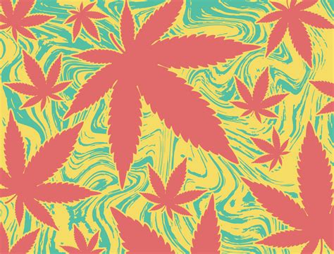 Cannabis Pattern By Nick Ostrander On Dribbble