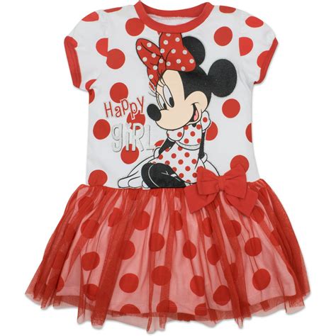 Minnie Mouse Disney Toddler Girls Minnie Mouse Tulle Dress White