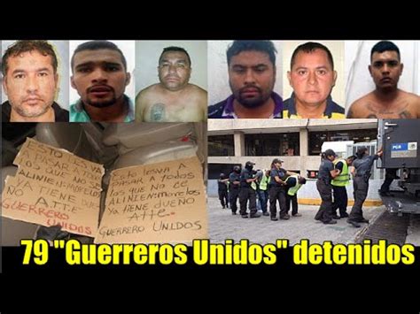 Es miembro del cártel guerreros unidos, el grupo narco al que el fiscal general de méxico reveló un intercambio de mensajes entre un sicario y el presunto líder de guerreros unidos, el cártel que. 79 integrantes de Guerreros Unidos capturados. - YouTube