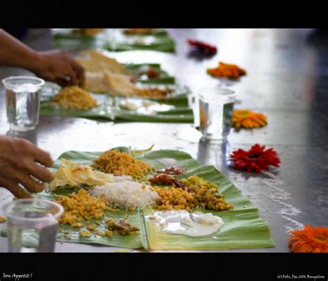 Hindu Wedding South Indian Food In South India The Wedd Flickr