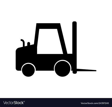 Forklift Icon Royalty Free Vector Image Vectorstock