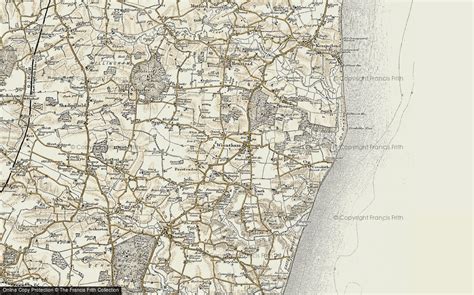 Historic Ordnance Survey Map Of Wrentham 1901 1902