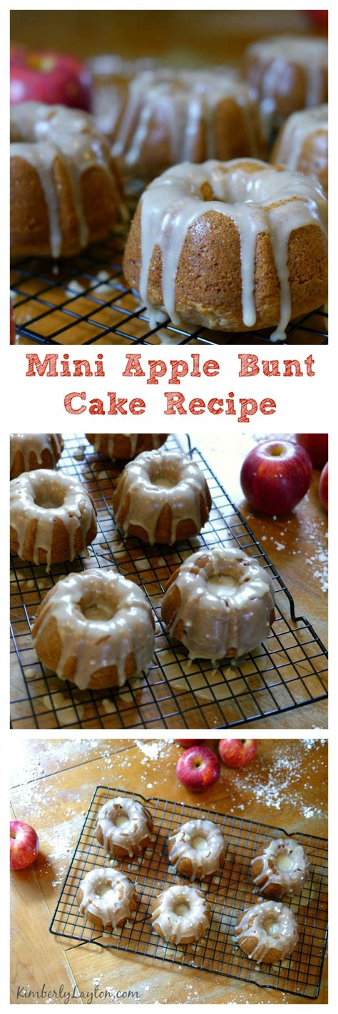 These gorgeously shaped cakes are guaranteed showstoppers whether you serve them at brunch or for dessert. Mini Apple Bundt Cake Recipe