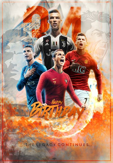 Cristiano Ronaldo Happy Birthday By Danialgfx On Deviantart