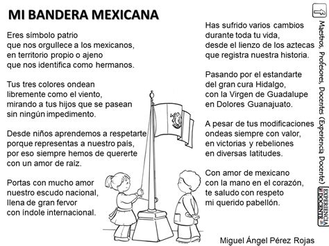 Bandera Mexicana Poema Poema A Mi Bandera Mexicana Kraftskreations