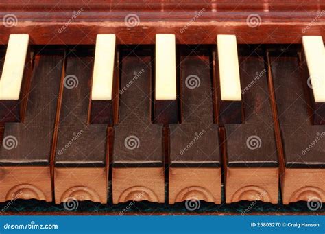 Organ Keys Stock Photo Image Of Organ Keyboard Console 25803270
