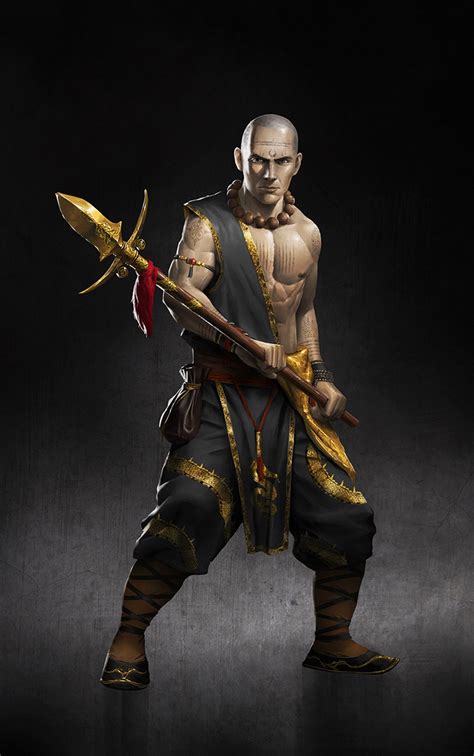 Noson The Monk By Ameeeeba On Deviantart Fantasy Characters