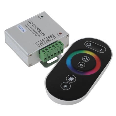 RF Wireless Touching Remote Controller For LED RGB Strip V V RGB Controller Black Free
