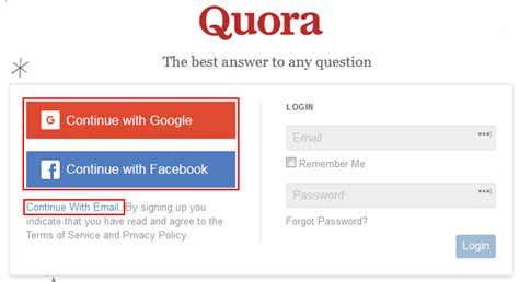 how to sign up for quora step by step guide with pictures