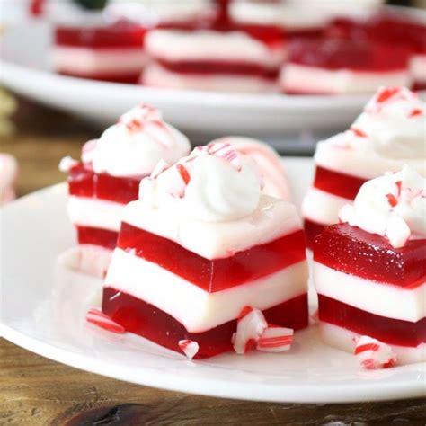Candy Cane Jello Shots Wanna Bite Recipe Yummy Desserts Easy Jello Dessert Recipes