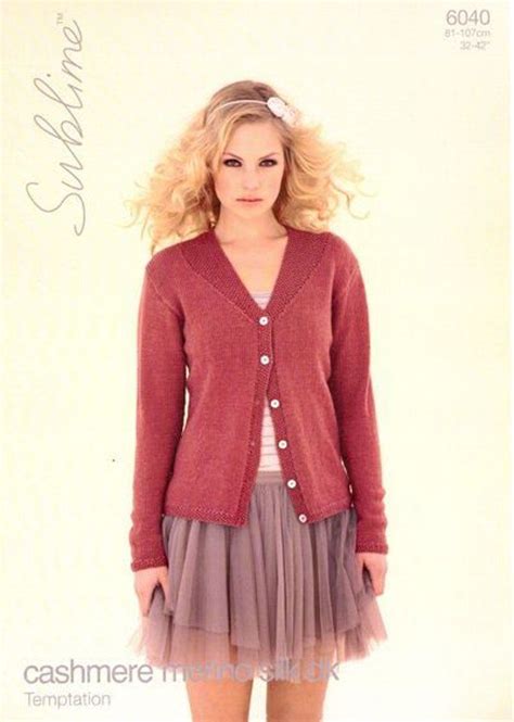 Cardigan In Sublime Cashmere Merino Silk Dk 6040 Knitted Poncho Knit
