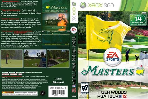 Tiger Woods PGA Tour 12 XBOX 360 Game Covers Tiger Woods PGA Tour
