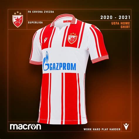 Please read our terms of use. Camisa do Estrela Vermelha Europa League 2020-2021 Macron ...