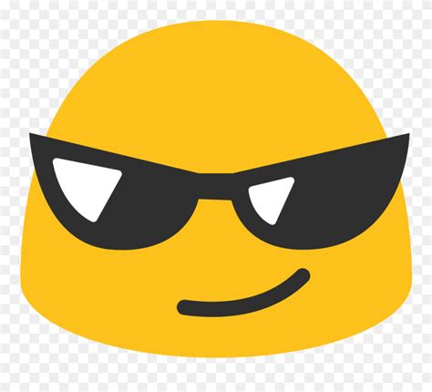 Download Android Emoji Png Sunglasses Emoji Png Clipart 5244845 Pinclipart