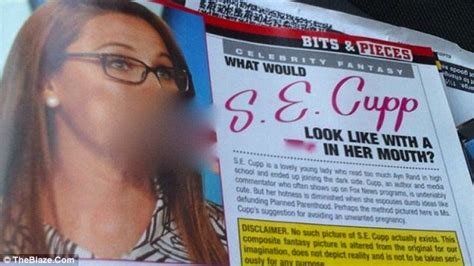 doctored photo in this month s hustler magazine of conservative commentator s e cupp performing