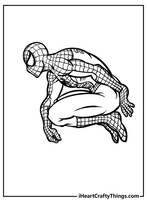 Spiderman Coloring Pages For Boys Educative Printable