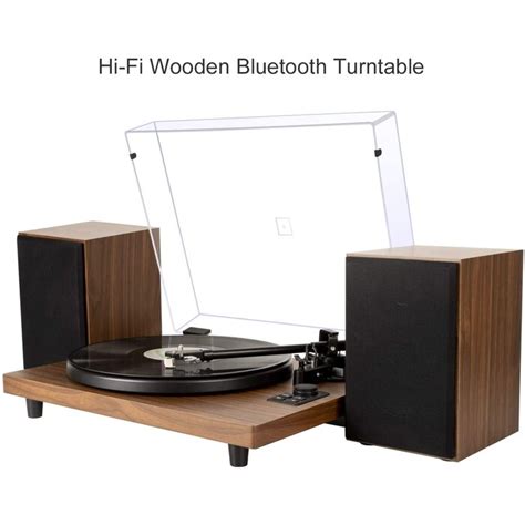 Digitnow Vinyl Record Player With Magnetic Cartridge And Adjustable