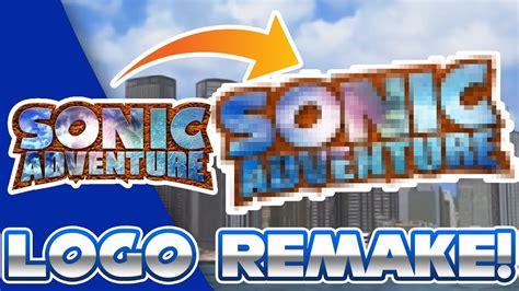 Sonic Adventure Logo Remastered Speed Paint Sahd Logo Youtube