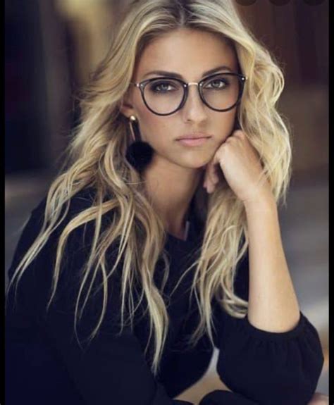 blonde with glasses girls with glasses new glasses glasses online denim jacket with dress
