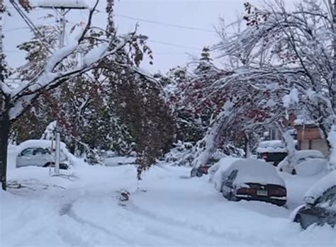 Ten Years Ago The October Storm In Buffalo Ny Pictures