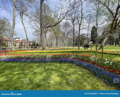 Gulhane Park Is A Historical Park Located In Istanbul Editorial Image