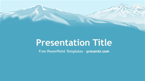 Free Mountains Powerpoint Template Prezentr Powerpoint Templates