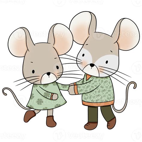 Cute Mouse Cartoon Design Character 9363244 Png