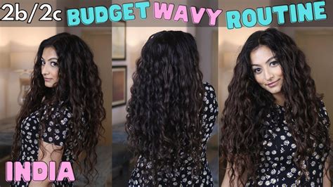 Wavy Hair Routine On A Budget 2021 Indian Wavy Hair Beginner