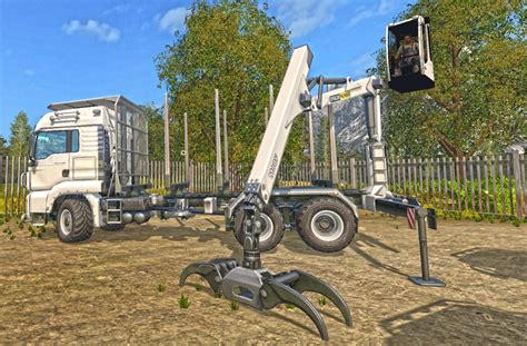 Man Tgs 33480 Forestry Truck And Trailer V 09 Fs17 Farming Simulator