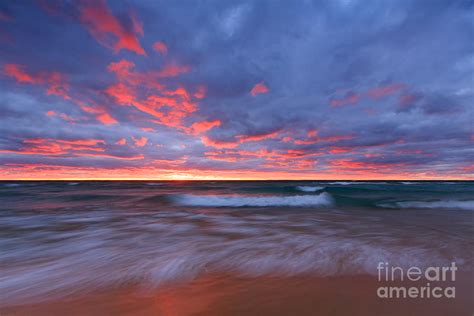 Sunset On Lake Michigan Photograph By Craig Sterken Pixels