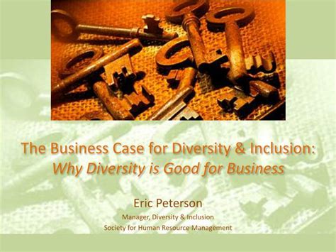 ppt the business case for diversity and inclusion why diversity is good for business powerpoint