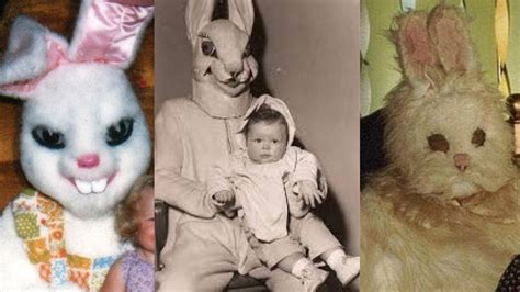 Creepy Easter Bunny Pictures What Were The Parents Thinking Youtube