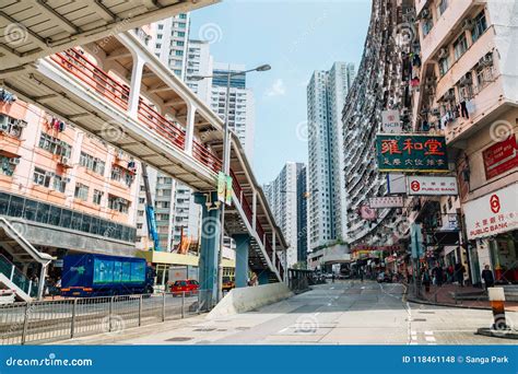 Quarry Bay Street View In Hong Kong Editorial Stock Photo Image Of