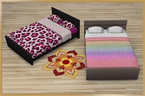 Blackys Sims 4 Zoo Bed Frame Bibi By Cappu • Sims 4 Downloads