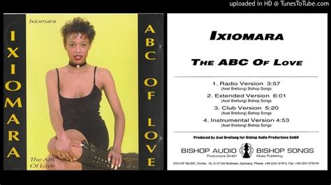 Ixiomara ‎ The Abc Of Love Extended Version ‎ 1995 Youtube