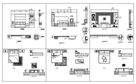 Bedroom Blocks Elevationdetails Free Autocad Blocks And Drawings