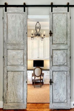 I have seen barn doors installed both ways, with the side trim showing and with it covered. Home Improvement Archives | Rustic doors, Interior sliding ...