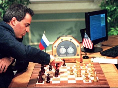 Garry Kasparov Chess Defeats Deep Blue Super Computer 1996