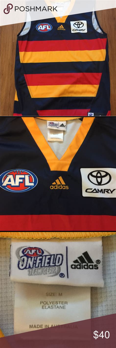 Adelaide crows full afl playing list and stats. Adelaide Crows Adidas Aussie Rules Football Jersey ...